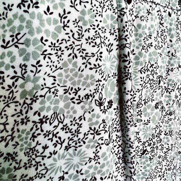 Y2K Light Floral Print Midi Skirt Womens XL - Picture 6 of 6